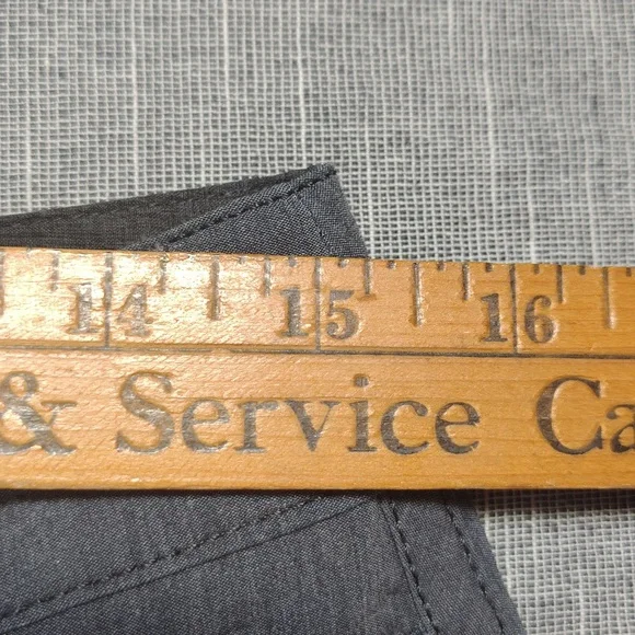 Vissla The Point Board Shorts Size 30 Small 19.5" Blue Gray Striped Surf Swim - Picture 11 of 12